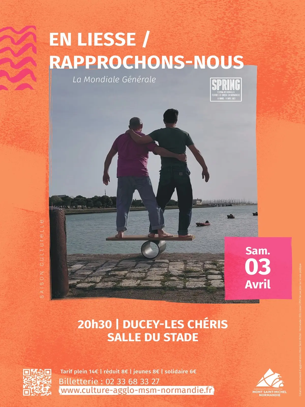 Saison Culturelle > Spectacle - Danse-cirque En liesse / Rapprochons-nous