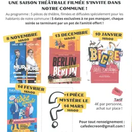 Saison théâtrale au Café associatif