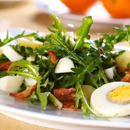 Salade de pissenlit - recette alsacienne
