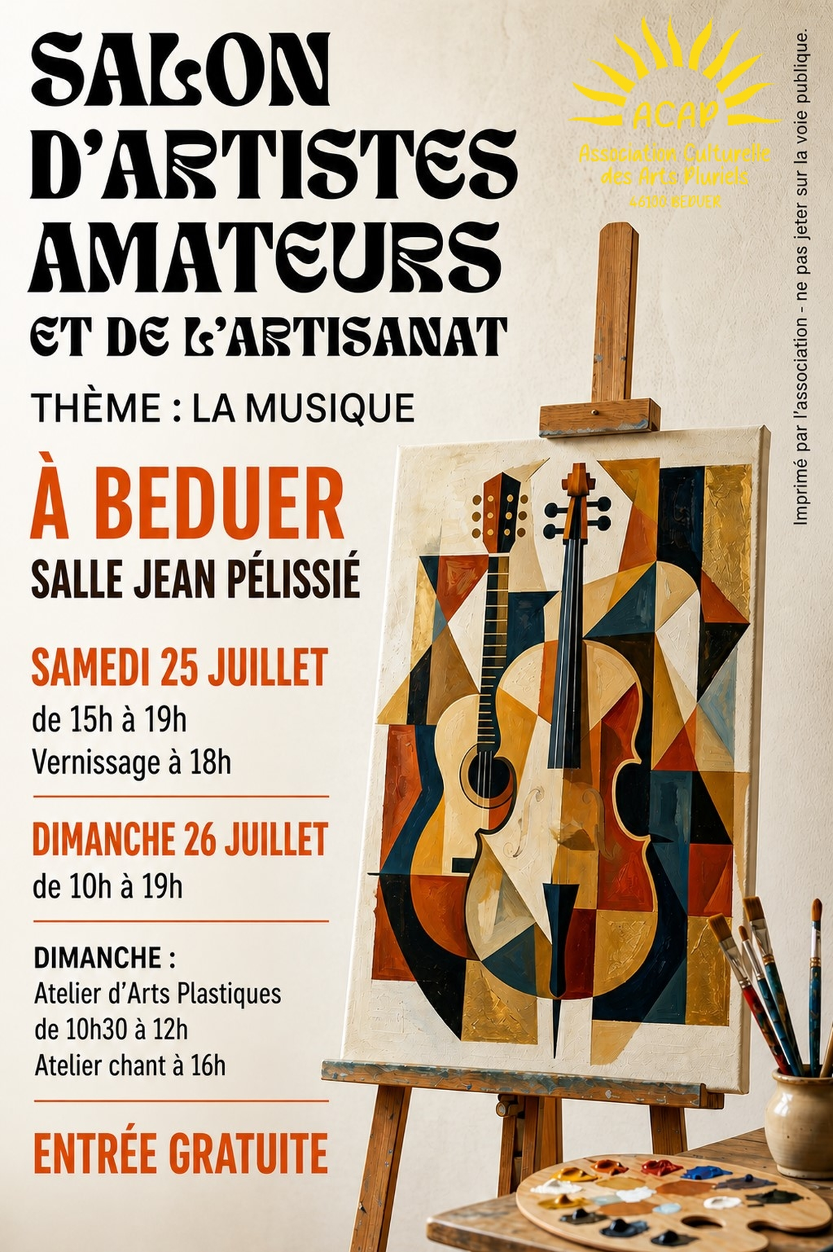 Salon d’artistes amateurs et de l’artisanat à Béduer