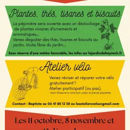 Salon De Thé Et Atelier Vélo Au Jardin De Heyrech