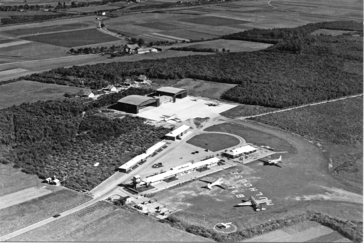 L'aéroport Bâle - Mulhouse en 1948