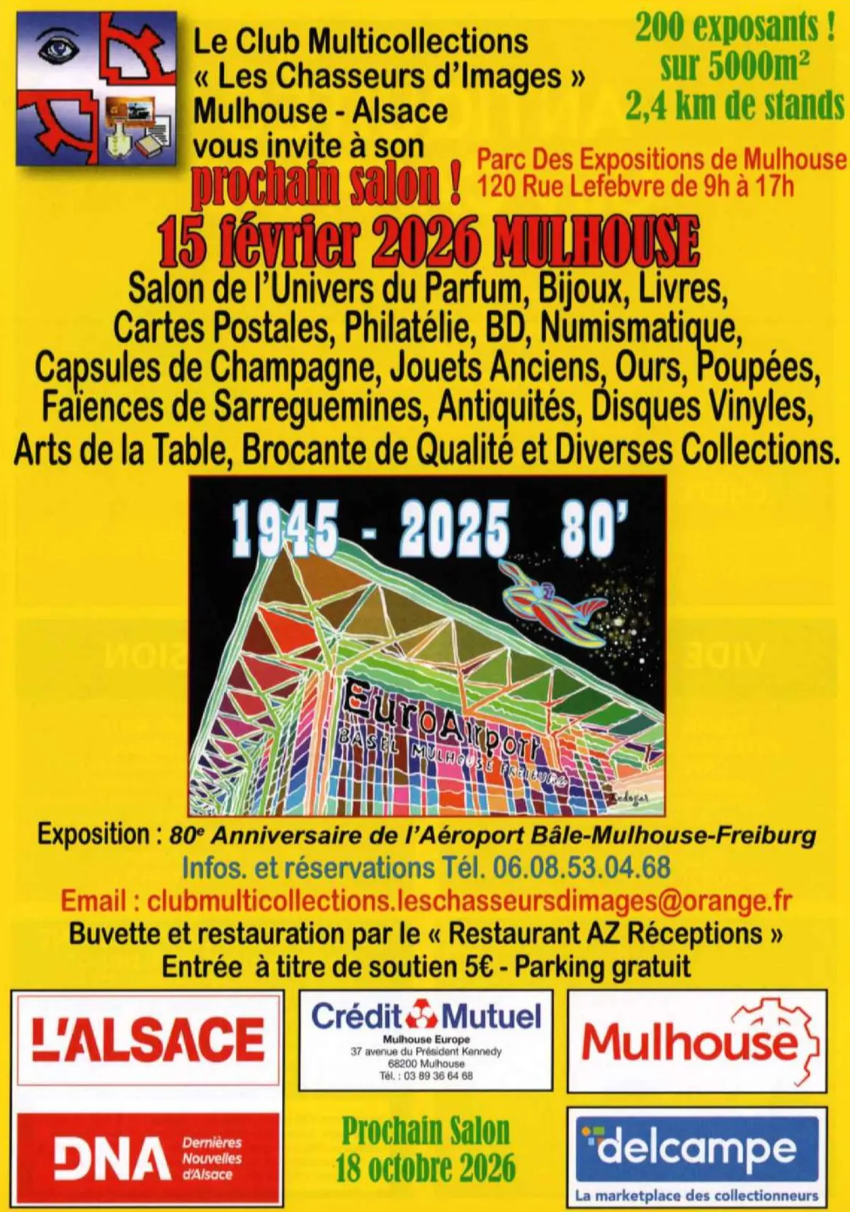 L'affiche du Salon des collectionneurs du 15 février 2026
