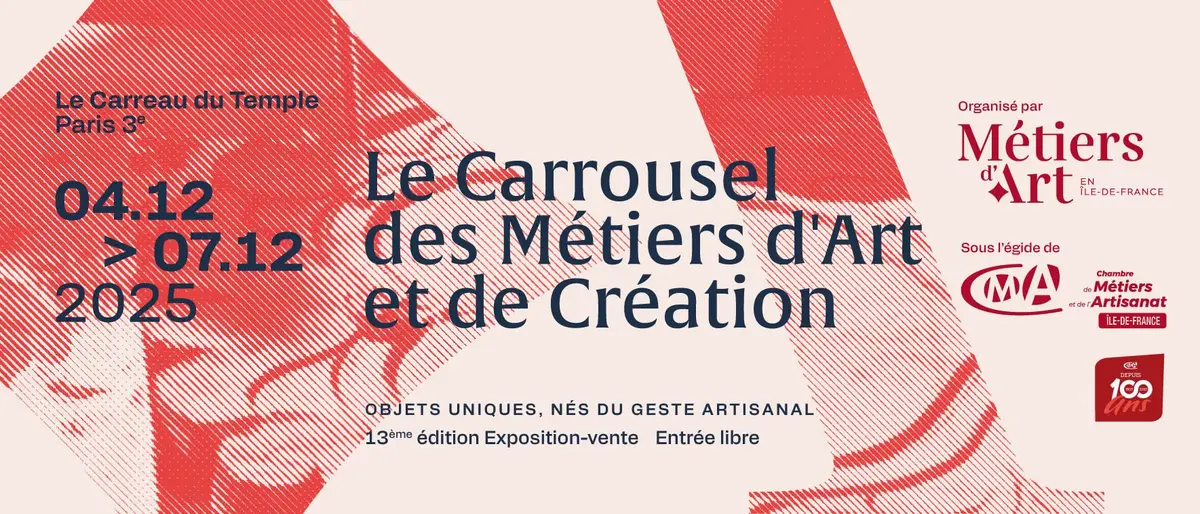 Salon des métiers d'art au Carreau du Temple à Paris