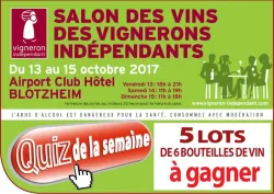 Salon des vins des vignerons indépendants à Blotzheim