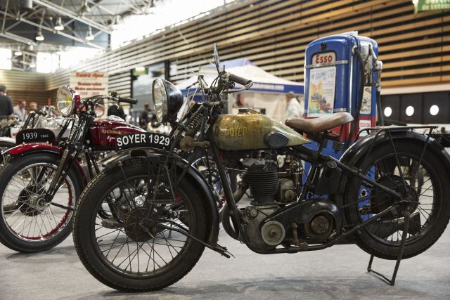 Des anciennes motos à l\'honneur au Salon du 2 roues de Lyon