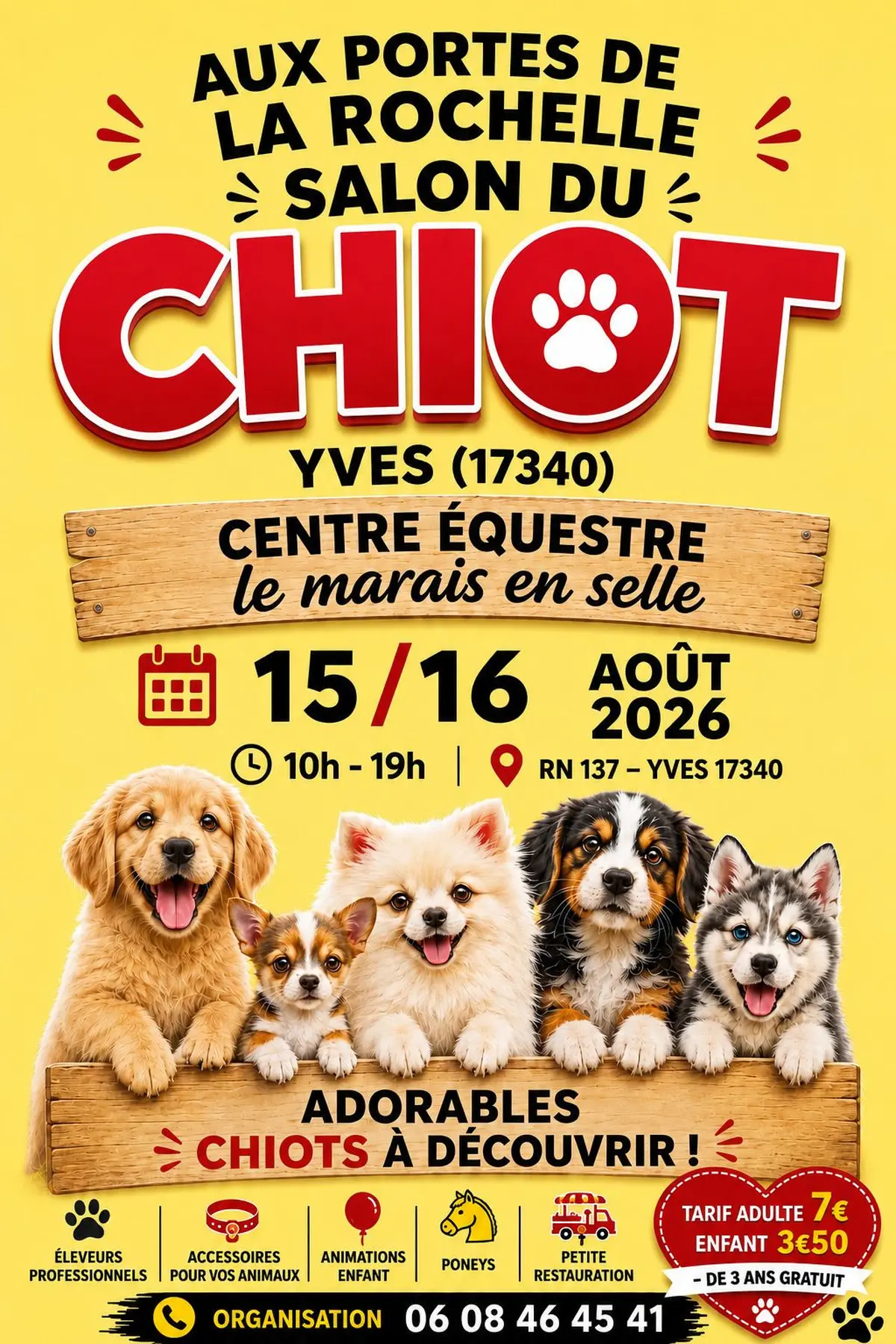 Salon du chiot à La Rochelle