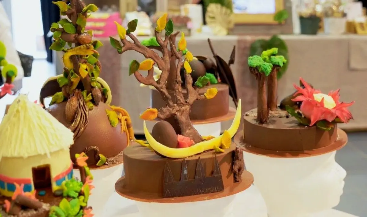 D'impressionnantes réalisations en chocolat à découvrir sur le salon de Colmar