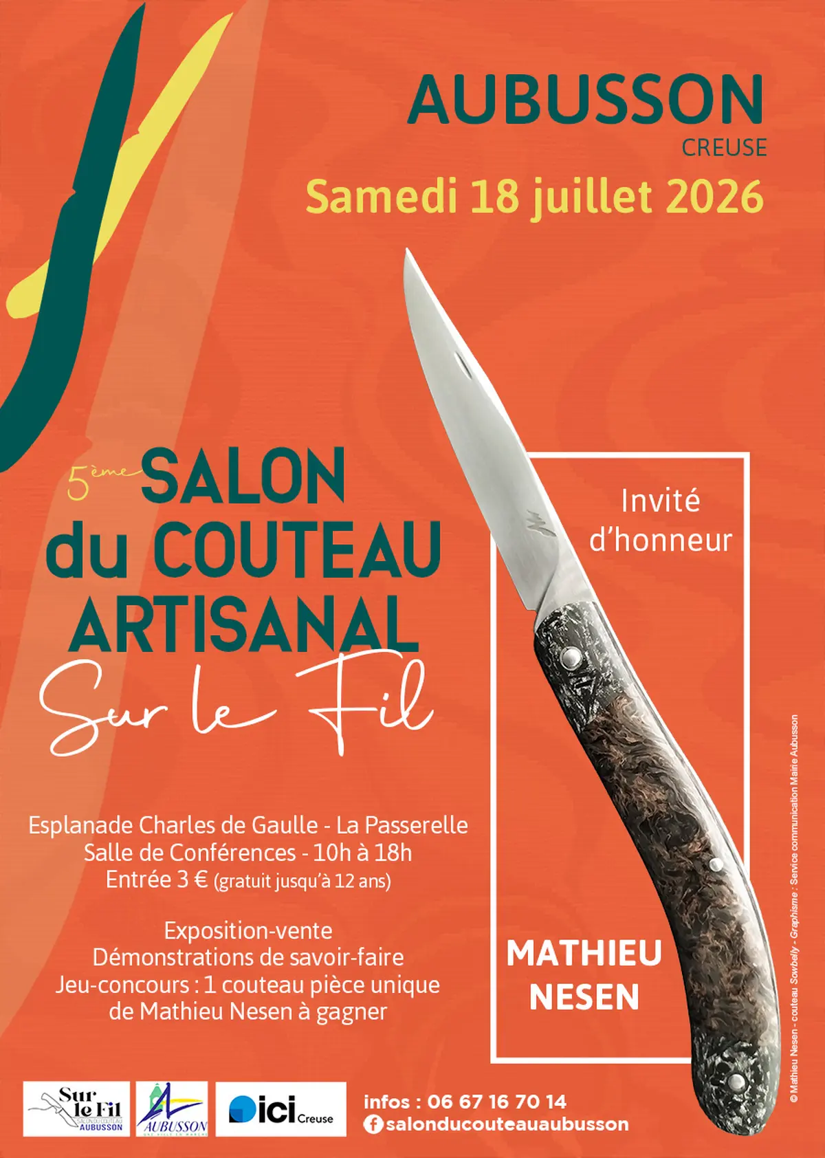 Salon du couteau artisanal Sur le Fil