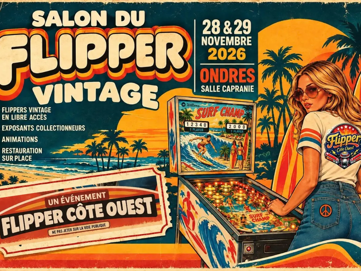Salon du flipper vintage