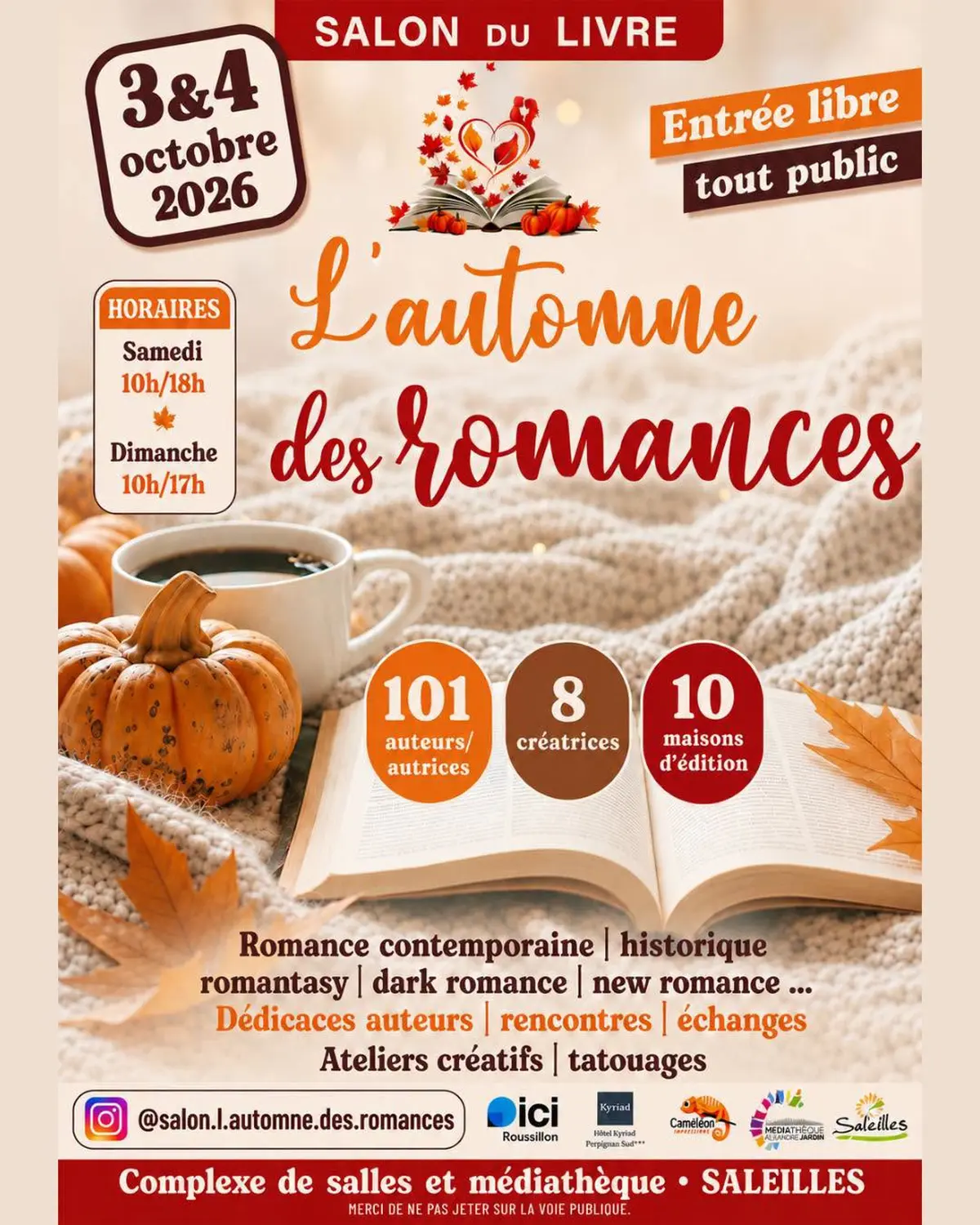 Salon Du Livre, L'Automne Des Romances