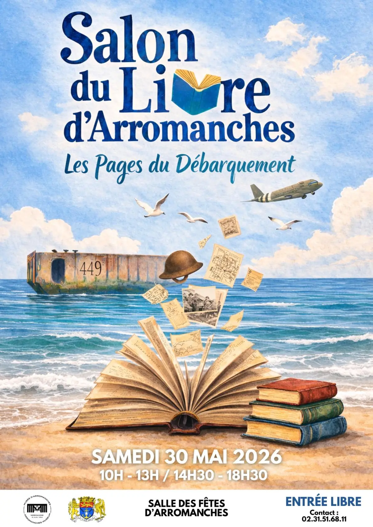 Salon du livre - Les Pages du Débarquement