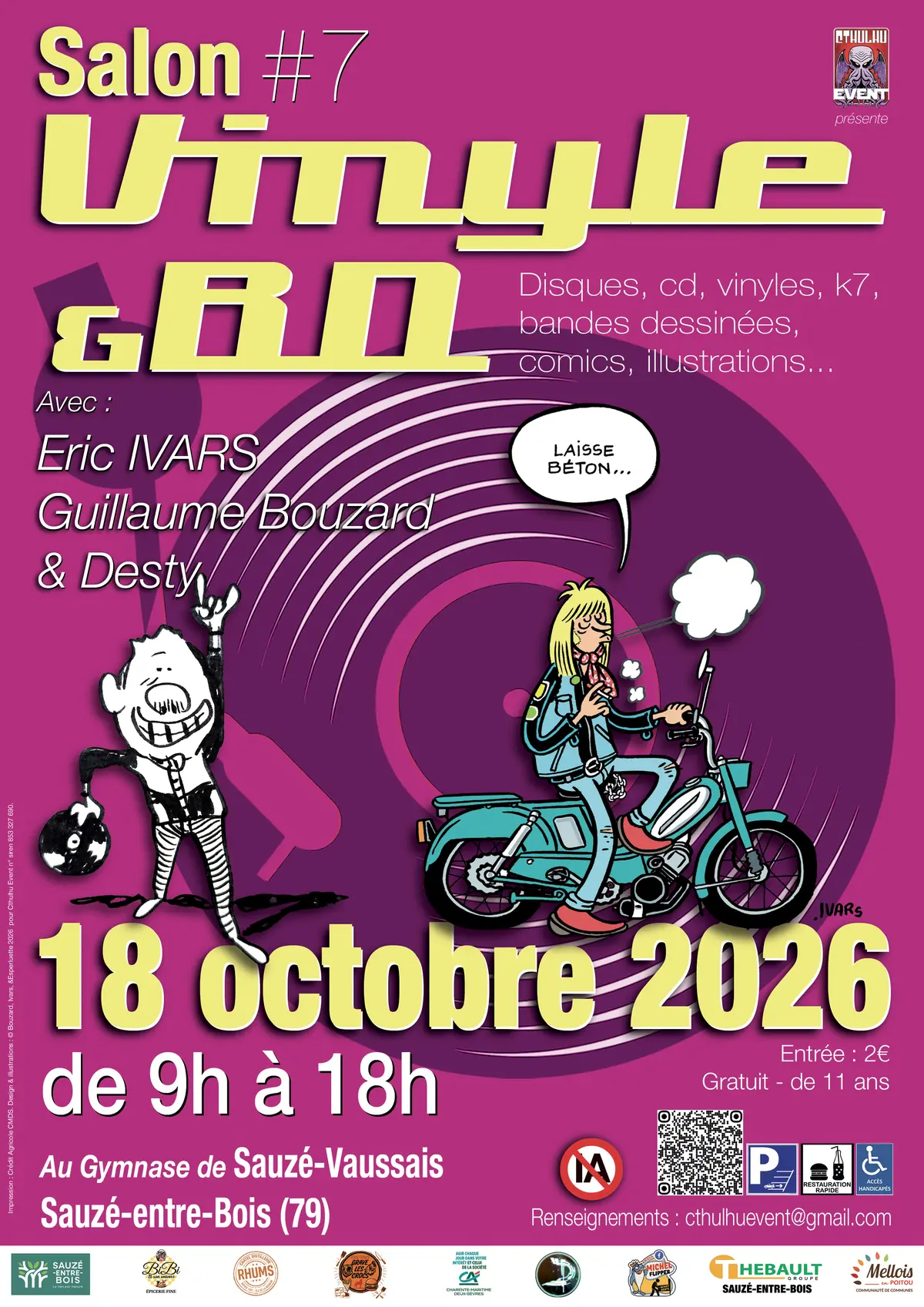 Salon du vinyle et bd - 7éme édition