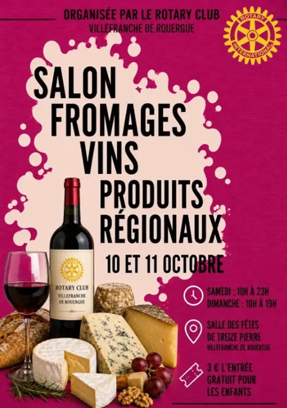 Salon fromages, vins, produits régionaux