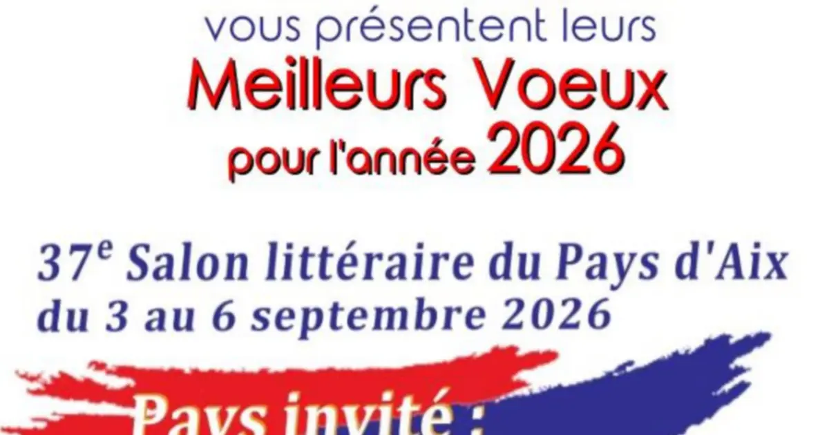 Affiche : Salon Littéraire du Pays d'Aix 37ème édition à  Fuveau  - Salon