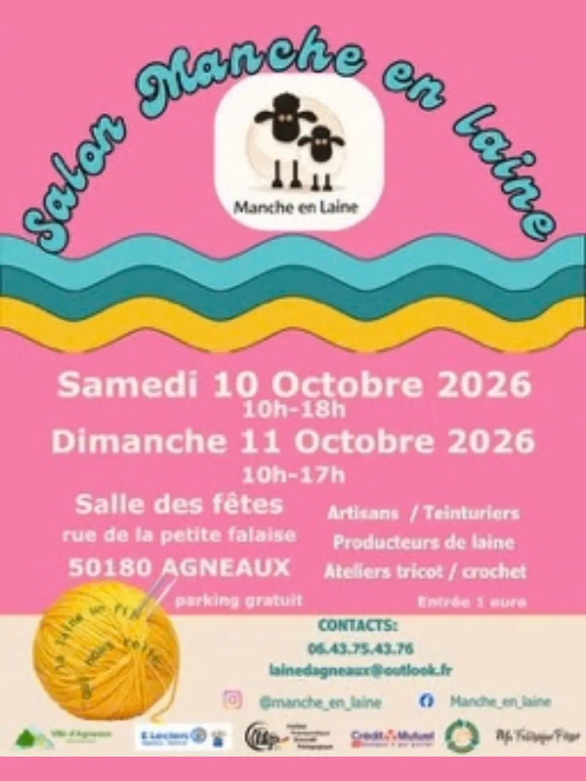 Salon Manche en laine