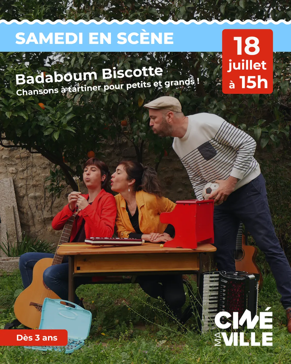 Samedis En Scène: Badaboum Biscotte