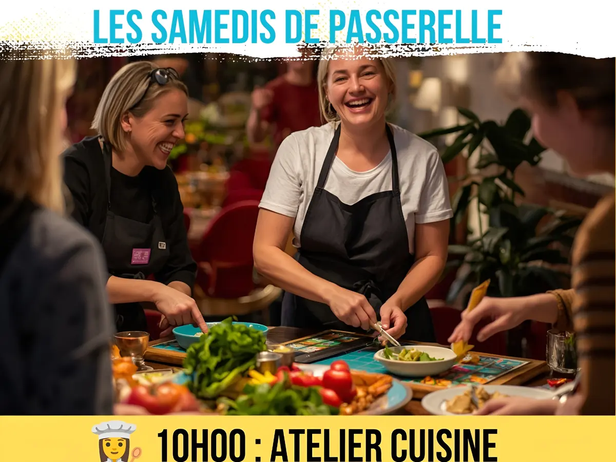 Samedis passerelle atelier cuisine et jeux