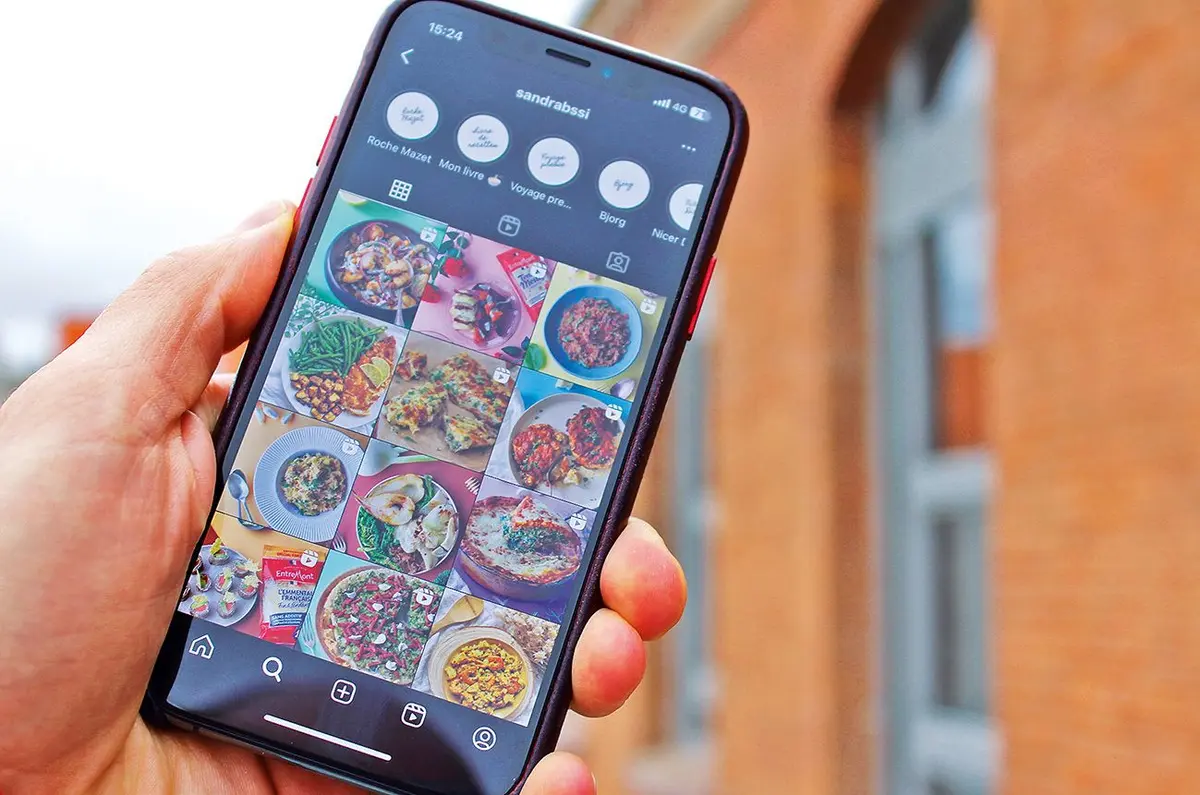 Le compte Insta de Sandra