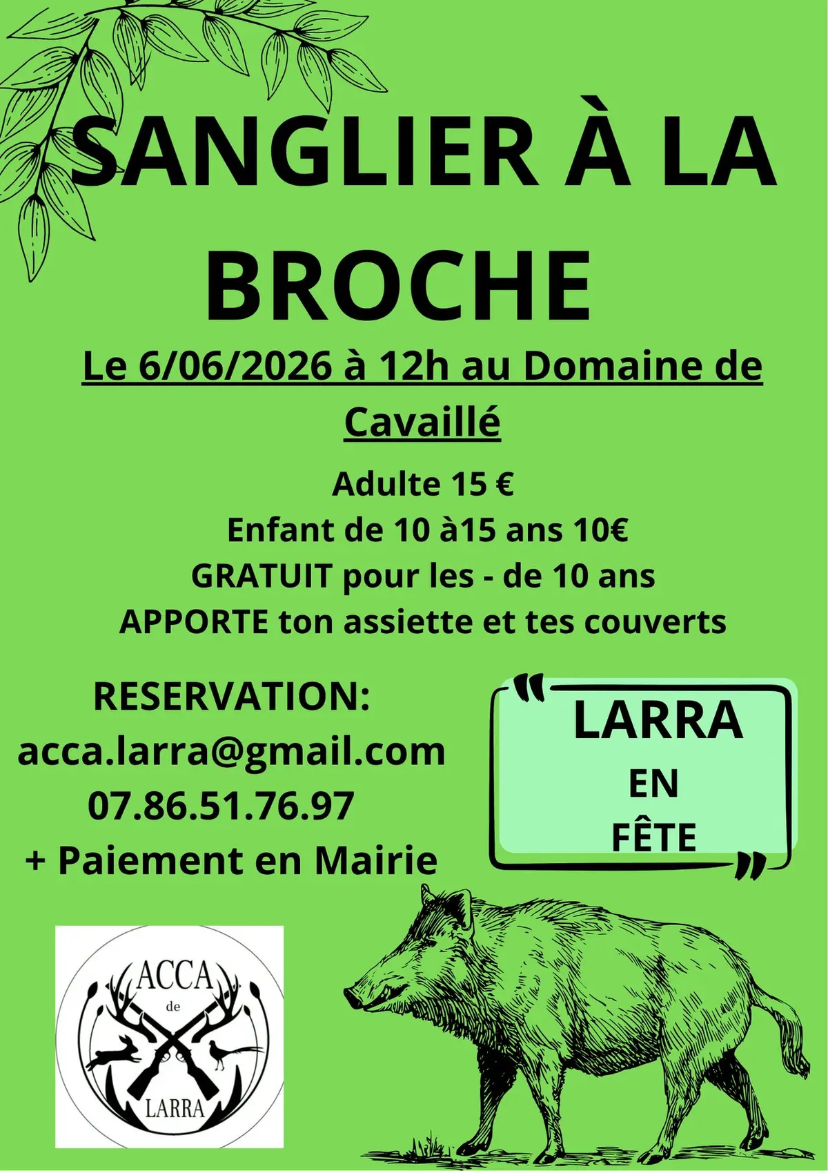 Sanglier à La Broche
