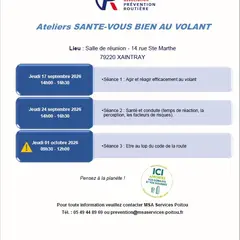 Santé-Vous bien au volant