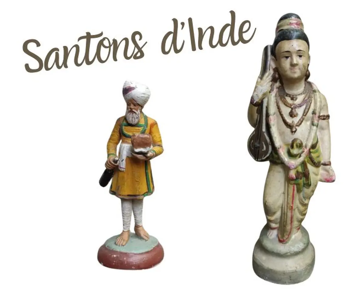 Santons - figurines de Diwali d'Inde à l'abbaye Saint-Victor