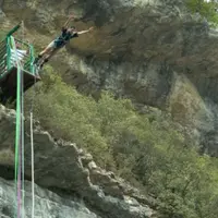 Saut à l'élastique de la Grotte du Mas d'Azil (09) DR