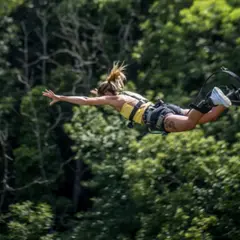 Saut à l'élastique depuis le Viaduc d'Alzon (30)
