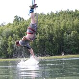 Saut &agrave; l'&eacute;lastique depuis le Viaduc de Claudon (88)