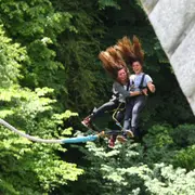Saut à l'élastique du Pont Napoléon à Luz-Saint-Sauveur (65)