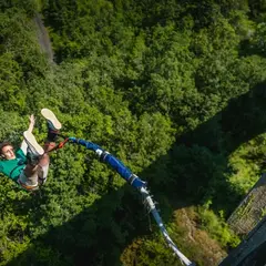Saut à l'élastique du viaduc de Ste-Eulalie de Cernon