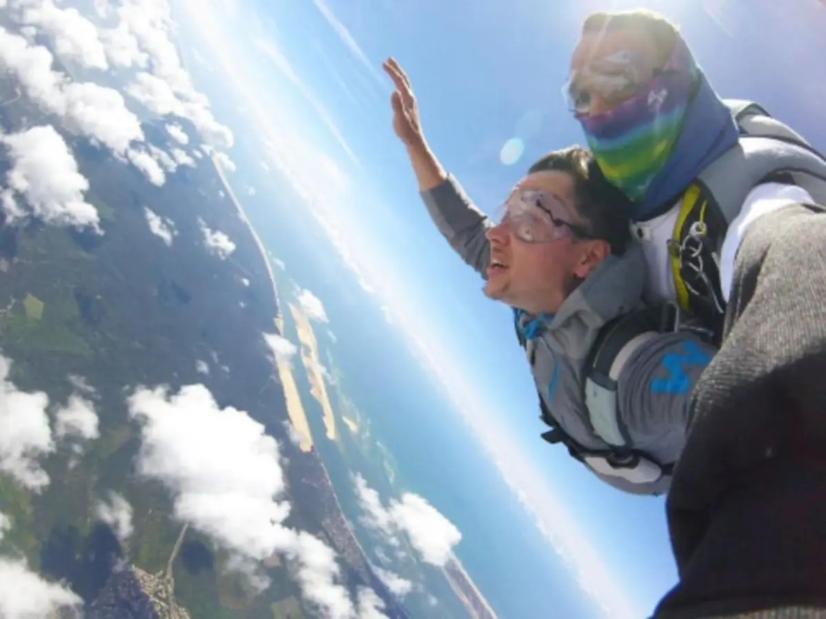 Saut en Parachute au-dessus du Bassin d'Arcachon (33)