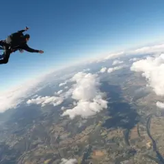 Saut en Parachute en tandem à Domme Sarlat (24)