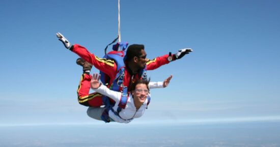 Saut en Parachute en tandem &agrave; Lons-le-Saunier (39)
