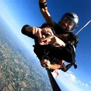 Saut en parachute tandem