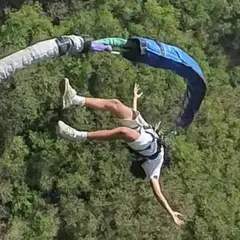 Saut pendulastique au Viaduc de la Fontaine à Saint-Leu
