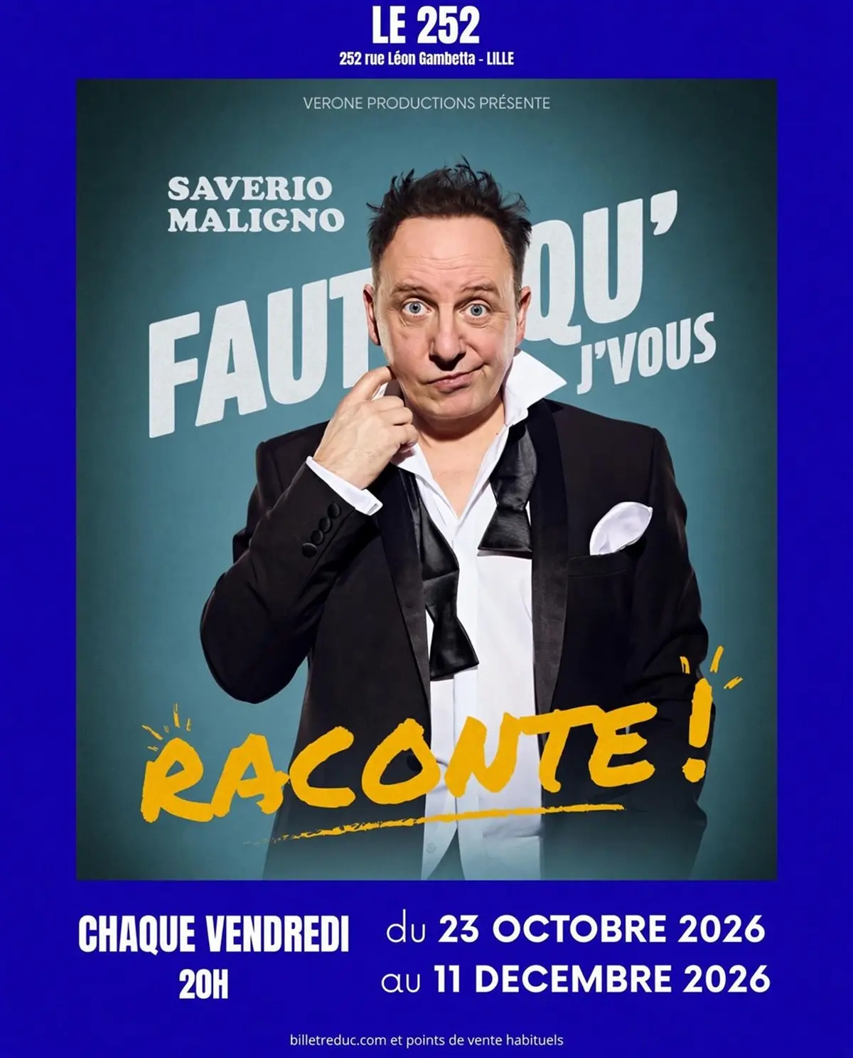 Saverio Maligno Dans faut qu'j'vous raconte