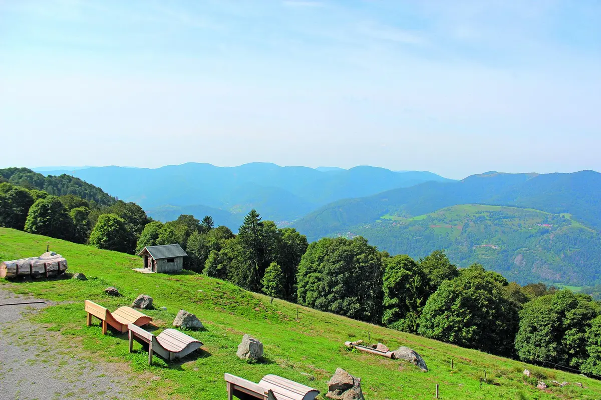 Saveurs et vue à la ferme auberge du Treh