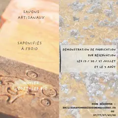 Savonnerie des Monédières : Démonstation / Fabrication de savons