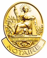 Le sceau des notaires de France illustre leur statut d\'officiers publics