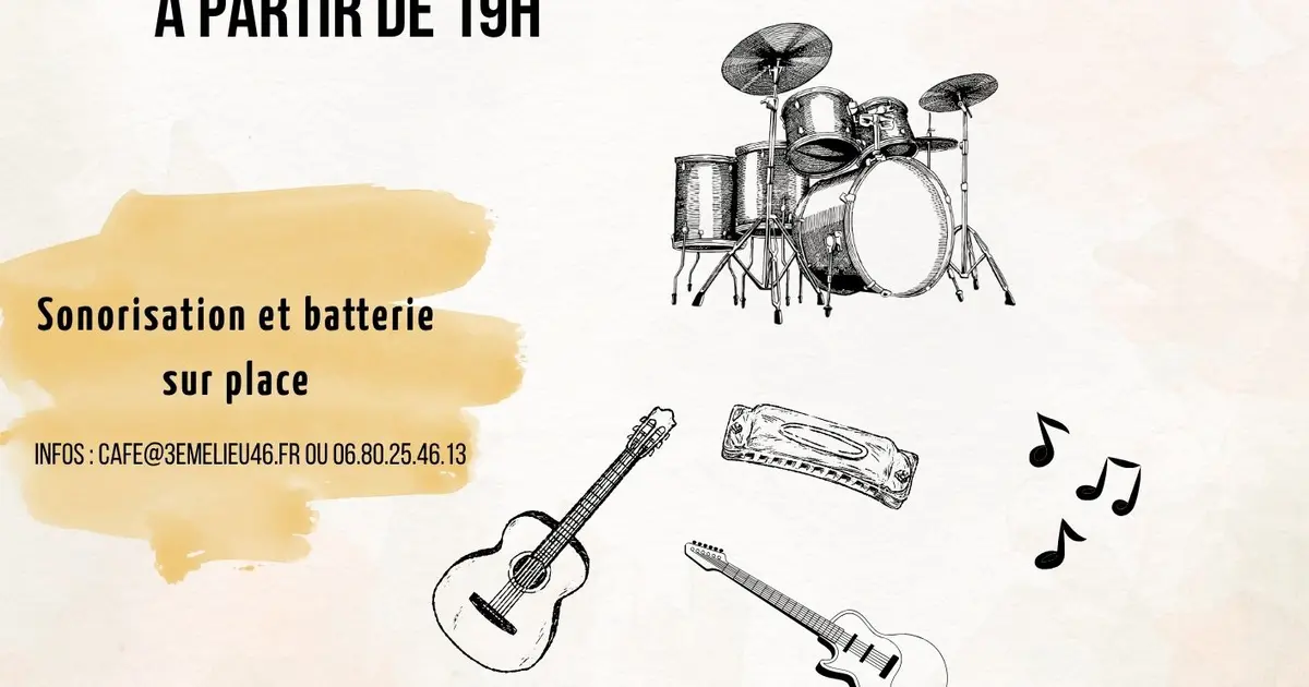 Scène ouverte au 3ème lieu