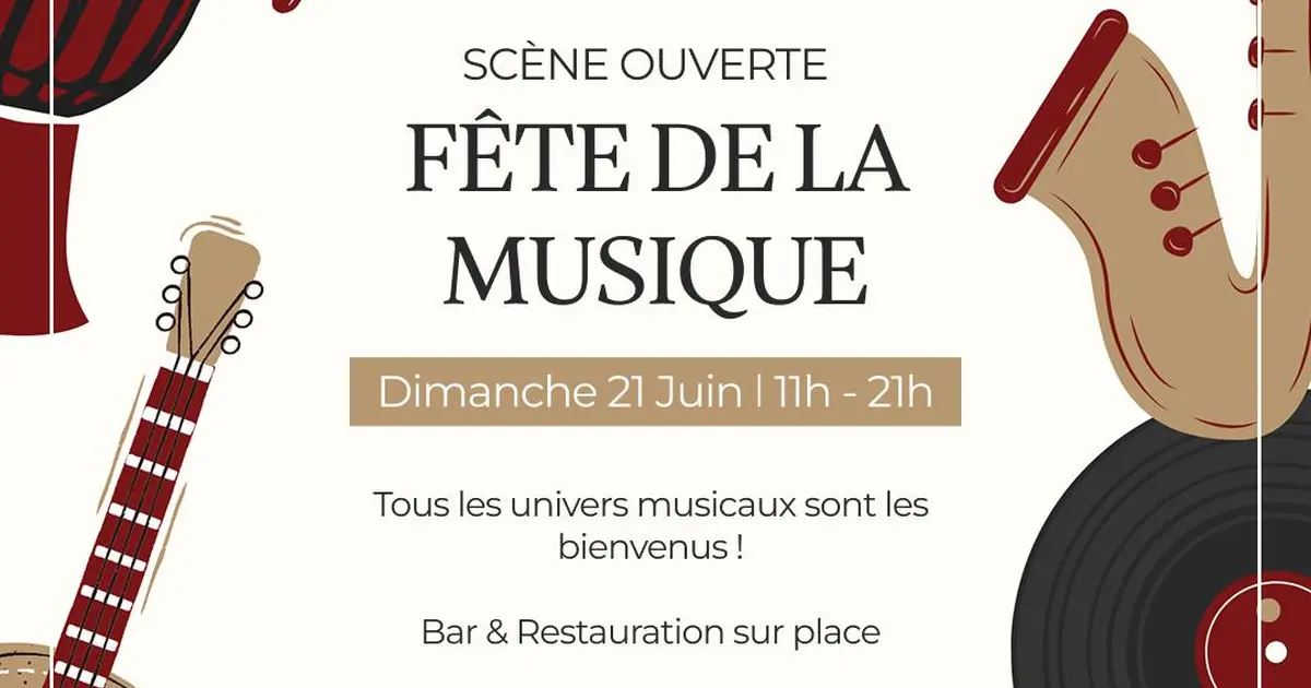 Scène ouverte au Lion d'Or pour la Fête de la Musique