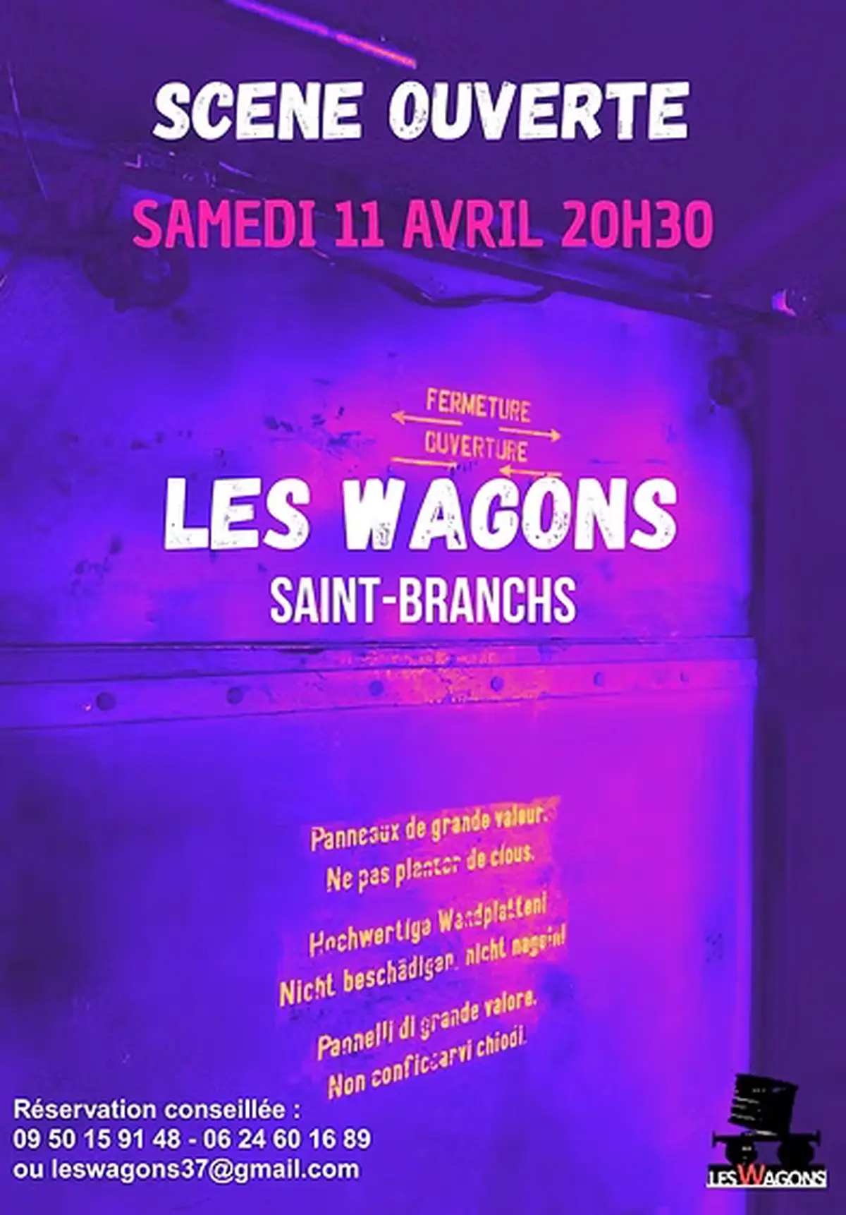 Scène-Ouverte aux Wagons