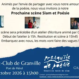 Scène ouverte de Slam et Atelier d'écriture