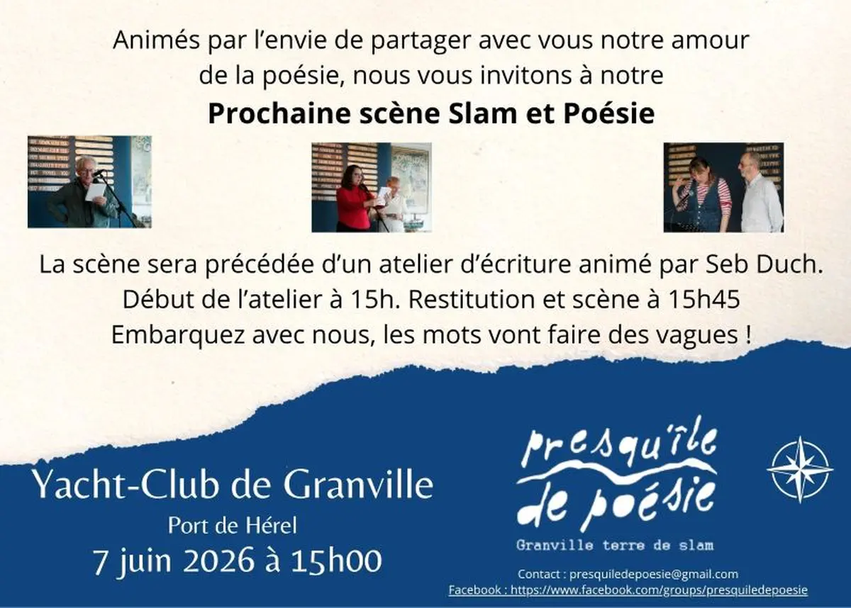 Scène ouverte de Slam et Atelier d'écriture