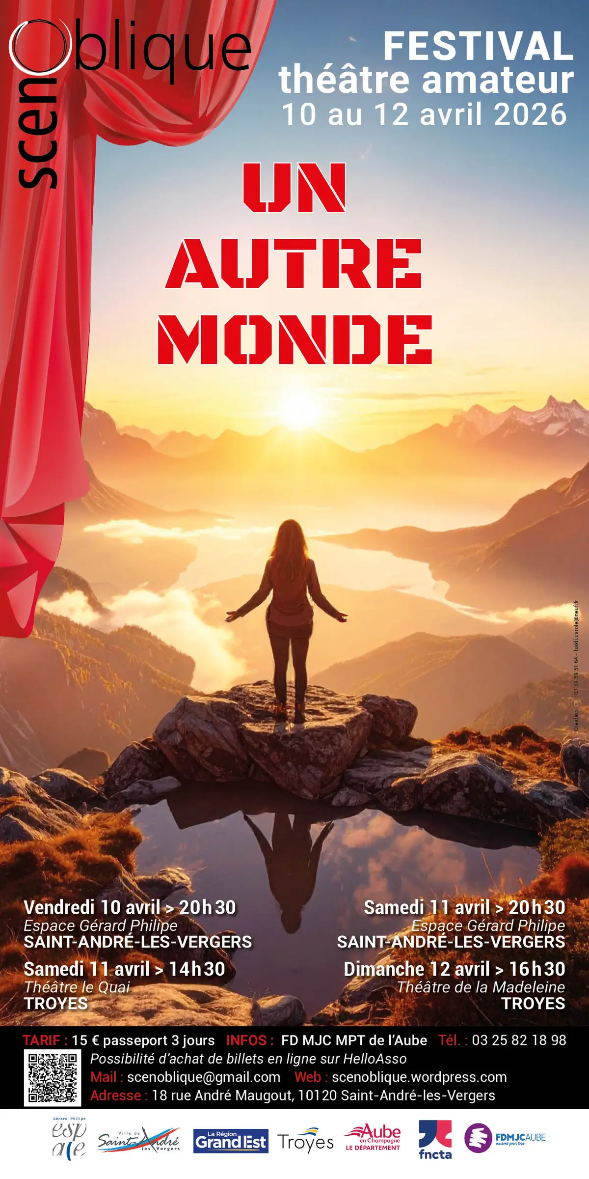 Scènoblique – Festival de création de théâtre amateur de l’Aube