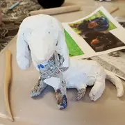 Sculpture en papier mâché