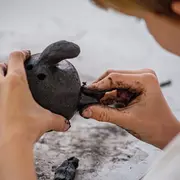 Sculpture les yeux fermés avec Sylvie Storme