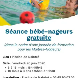 Séance bébé-nageurs gratuite