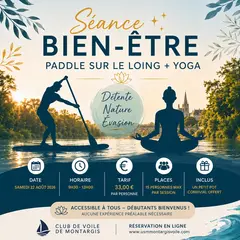 Séance bien-être paddle + yoga